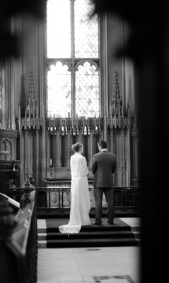 Bride and Groom Church