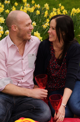 Engagement, look to each other