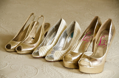 Bride and Bridesmaid's Shoes